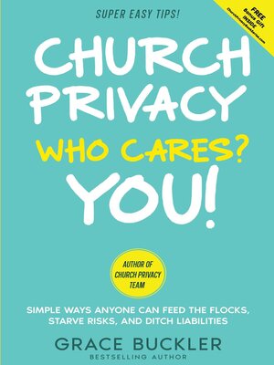 cover image of Church Privacy Who Cares? You!